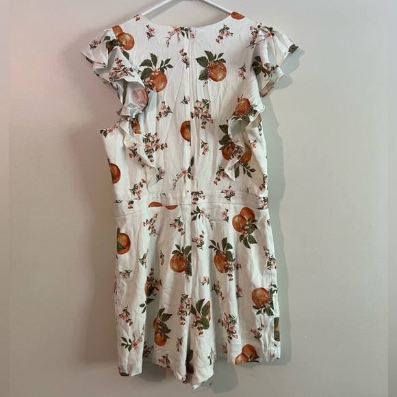 Sugarlips Flutter Sleeve Romper - Citrus Print - Picture 9 of 12